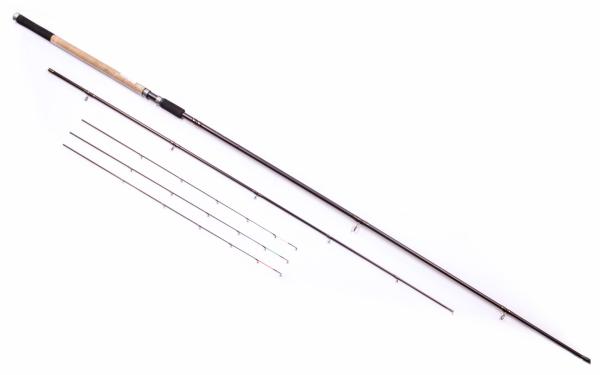 Tubertini EthnicCarp Feeder, 11.6 Ft, 3,50m, 2 delig, 15 - 50 gram, 3 carbon toppen, 2-3-4 oz