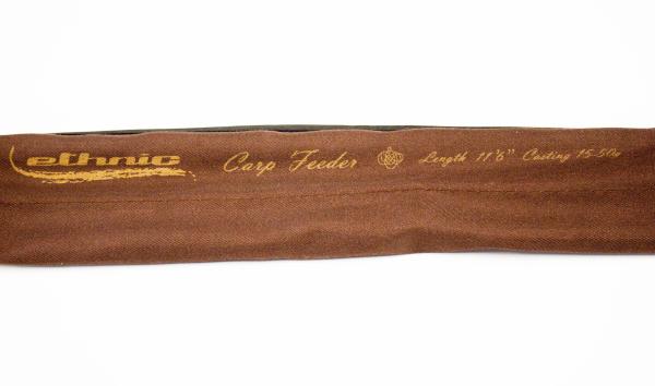 Tubertini EthnicCarp Feeder, 11.6 Ft, 3,50m, 2 delig, 15 - 50 gram, 3 carbon toppen, 2-3-4 oz