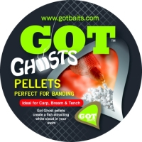 GOT Baits Ghost Pellet 11 mm , 150 ml. , wit wolkende harde pellet